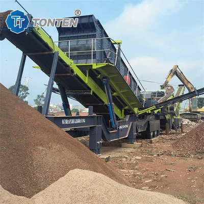 İnşaat Beton Atık Geri Dönüştürme hattı Çakıcı Yarım Otomatik