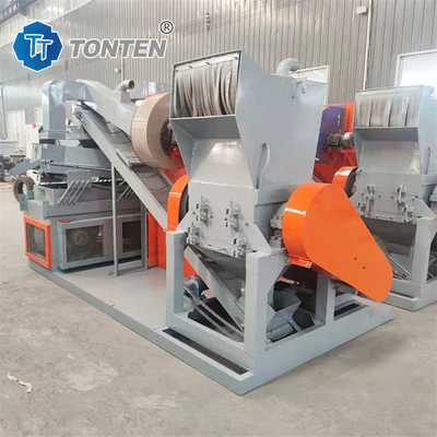 Bakır tel granulatör makinesi kablo ayırıcı geri dönüşüm hattı bakır pirinç makinesi