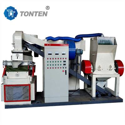 Atık tel geri dönüşüm üretim hattı Tel bakır plastik ayırıcı makinesi