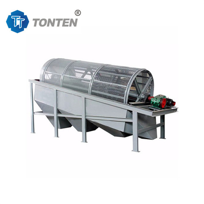 Endüstriyel Rotary Drum Sieve Kum ve Çakıl Ayrılık Drum Ekran Makinesi