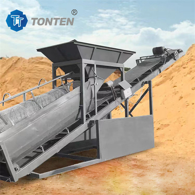 Endüstriyel Rotary Drum Sieve Kum ve Çakıl Ayrılık Drum Ekran Makinesi