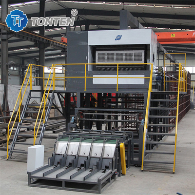 TONTEN Pulp Egg Tray Üretim Hatı Atık Kağıt Geri Dönüştürme Makinesi