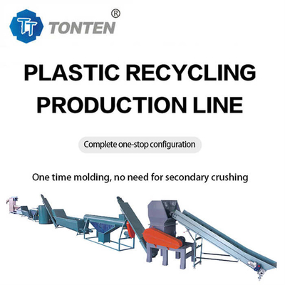 PET şişeleri geri dönüşüm temizleme hattı Plastik ezme geri dönüşüm ekipmanları