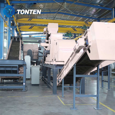 Tam otomatik atık metal ayırma makinesi geri dönüşüm üretim hattı