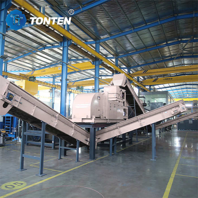 Tam otomatik atık metal ayırma makinesi geri dönüşüm üretim hattı