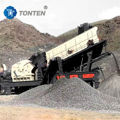 Madencilik Taşı taşınabilir ezme hattı dizel granit ezme tesisi