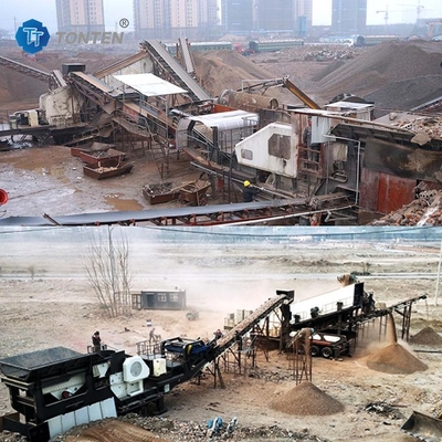 İnşaat Alanı Atık Tuğla Geri Dönüştürme Makinesi Fabrikası Taş Ezme