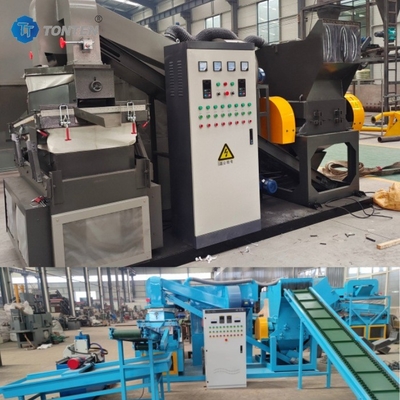 Çöp Kablo Bakır Tel Granulatör Geri Dönüşüm Hattı Bakır Pirinç Makinesi