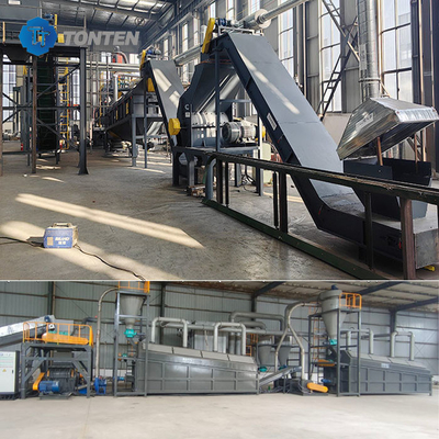 TONTEN Otomobil Fosfat Lityum İyon Pil Geri Dönüştürme Makineleri 85kw