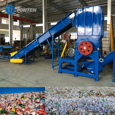 Atık Plastik Geri Dönüştürme Çakma Hatı PET Şişeleri Geri Dönüştürme Tesisi