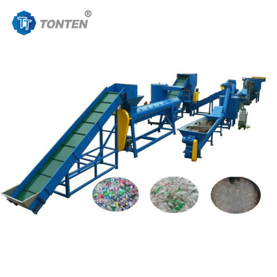 Atık plastik PET şişe yıkama kırıcı geri dönüşüm makinesi hattı