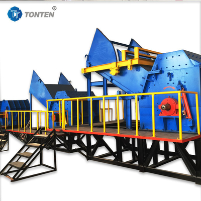 OEM hurda çelik parçalayıcı döver metal demir hurda geri dönüşüm makinesi
