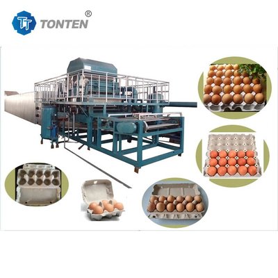 Atık kağıt geri dönüştürme yumurta tepsisi makinesi kağıt pulp kalıplama makinesi