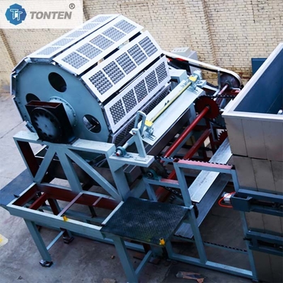 Atık kağıt geri dönüştürme yumurta tepsisi makinesi kağıt pulp kalıplama makinesi