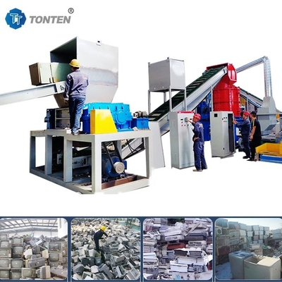 Otomatik Ev Çöp Yıkıcı Eski Buzdolabı Çakma Üretim hattı Makine