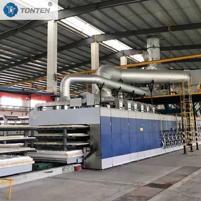 Dağ kenarında inşa edilen tuğla sinterleme için otomatik seramik tünel fırını