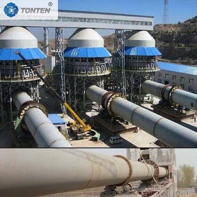 Çimento, kireçtaşı döner fırın Alüminyum hidroksit çelik tesisi için döner fırın