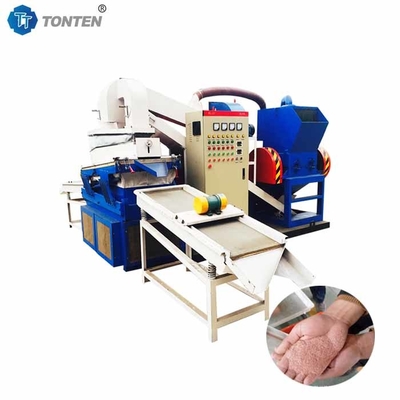 Bakır pirinç tel ayırıcı granulatör makinesi kablo tel geri dönüşüm hattı