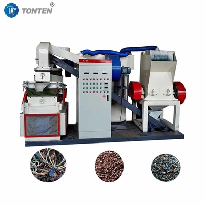 Atık Kablo Granulator Alüminyum Plastik Ezme Ayrımcılık Bakır Pirinç Makinesi