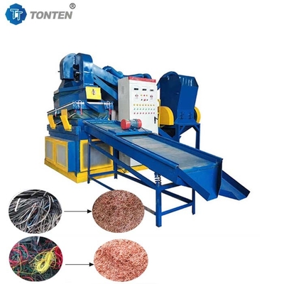 Atık Kablo Granulator Alüminyum Plastik Ezme Ayrımcılık Bakır Pirinç Makinesi