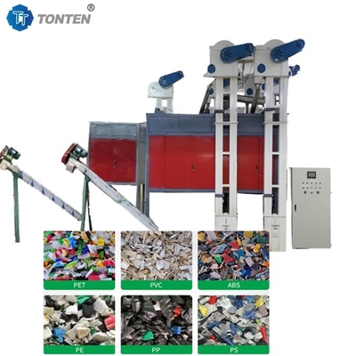Atık metal alüminyum geri dönüşüm tesisi Plastik ayrıştırma makinesi