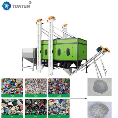 Atık metal alüminyum geri dönüşüm tesisi Plastik ayrıştırma makinesi