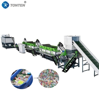 Plastik Film Torba Polipropilen PP Geri Dönüştürme Tesisi Ldpe Çamaşır makinesi