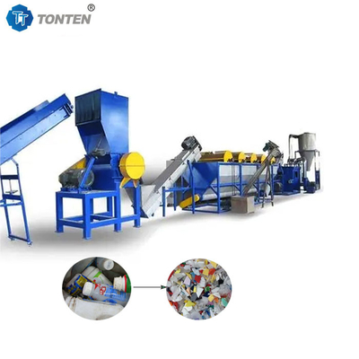 Su atığı PET şişesi kırma tesisi Atık plastik geri dönüşüm makinesi