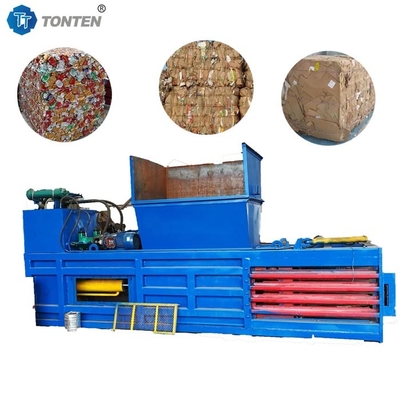 Yatay Atık Kağıt Hidrolik Baler Plastik Şişe Baler Makinesi