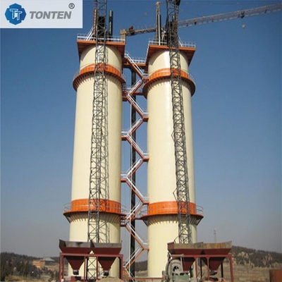 220ml-280ml Aktif Kalk Dikey Çakıl Fırın Fabrikası Üretim hattı
