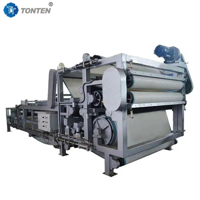 Maden Çamur Kuşak Baskı Su Çözelme Filtre Makinesi Atık Su Arıtma için