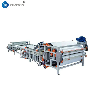 Entegre konsantrasyonlu çamur su çekme kemeri Filtre basıncı Katı sıvı ayrımı