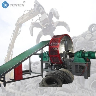 Atık kauçuk kırıcı hurda lastik parçalayıcı geri dönüşüm tesisi öğütme makinesi