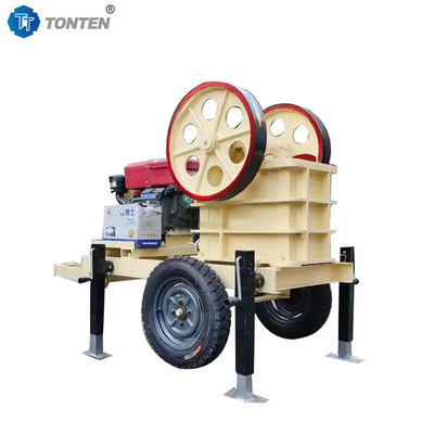 Dizel Mobil Çene Çakma Makine Beton Taş Çakma Makine Mineral için