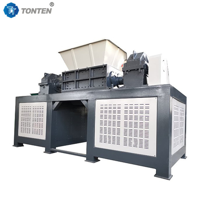 Çok fonksiyonel Çift Çubuklu Kırıcı Saman Metal Kırıcı Makinesi
