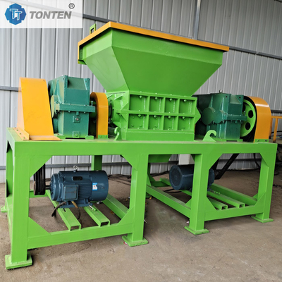 Altyazı Metal Lastik Kırıcı Mini Metal Kağıt Çöp Kırma Makinesi