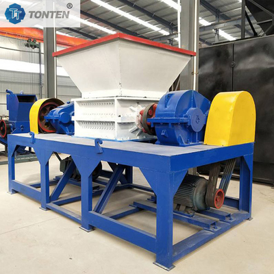 Yeni Model Geri Dönüştürme Makinesi Ahşap Plastik için Çift Çapalı Çöpçatan