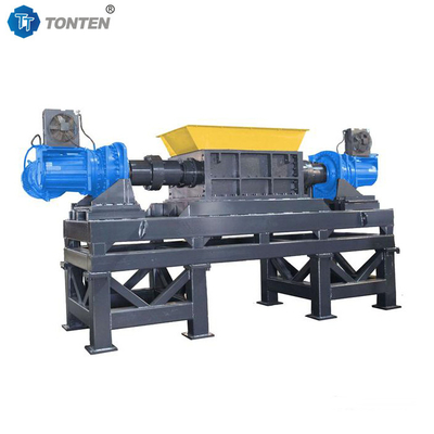 Yeni Model Geri Dönüştürme Makinesi Ahşap Plastik için Çift Çapalı Çöpçatan