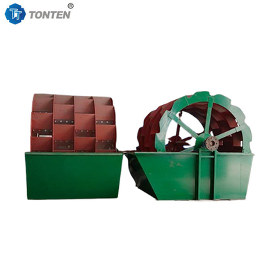 Tekerlekli kova kum tarama çamaşır makinesi Mini kum çamaşır makinesi
