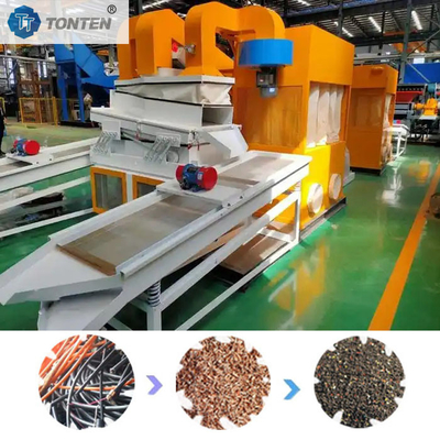 Kablo Granulatörü Bakır Tel Geri Dönüşüm Makinesi Bakır Pirinç Makinesi