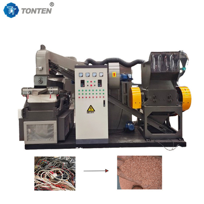 Bakır tel geri dönüşüm makinesi bakır hurda geri dönüşüm granulatör makinesi