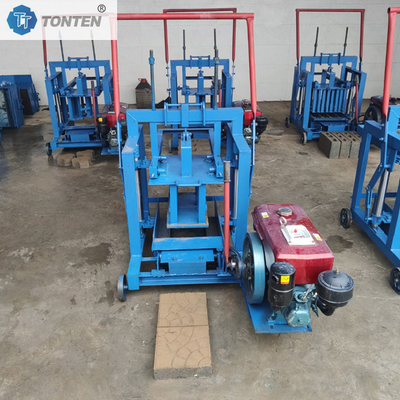 Çürük dizel tuğla yapma makinesi Toprak kil çamur tuğla makinesi Satılık