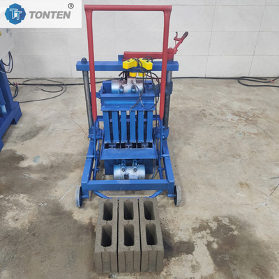 Hareketli El Çürük Tuğla Bloku Üreticisi Beton Çimento Tuğla Bloku Üretme Makinesi
