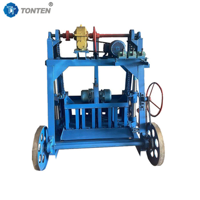 Küçük Elektrikli Çimento Çapraz Tuğla Yapma Makinesi Blok Yapma Tuğla Makinesi