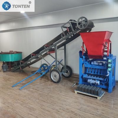 Tuğla yapım makinesi boş blok çimento mobil tuğla makinesi hattı