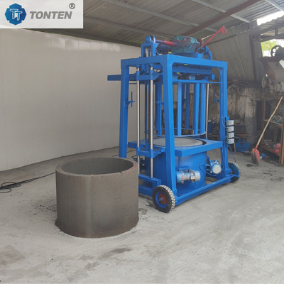 Kuyu boru makinesi tuğla yapma makinesi su kanalı tuğla blok yapma makinesi