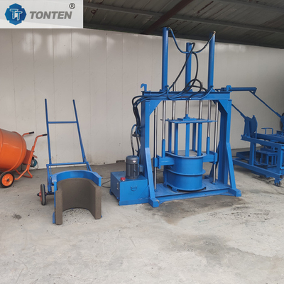 U Tipi Çukur Tuğla Bloku Yapma Makinesi Yuvarlak Kuyu Kalıplama Makinesi