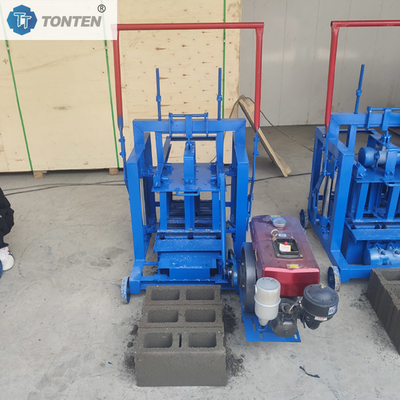 Mobil dizel tuğla yapım makinesi kum toprağı tuğla yapım makinesi