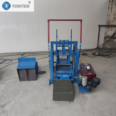 Mobil dizel tuğla yapım makinesi kum toprağı tuğla yapım makinesi