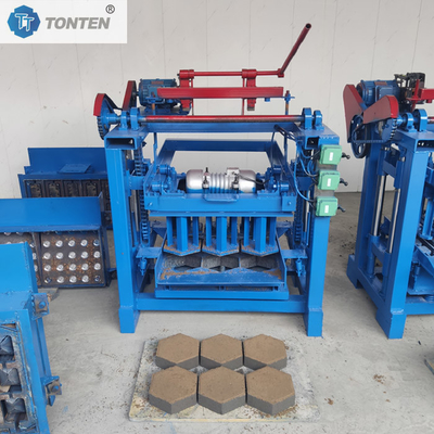 4-35A Yarım otomatik blok kalıplama makinesi gözenekli tuğla yapım makinesi